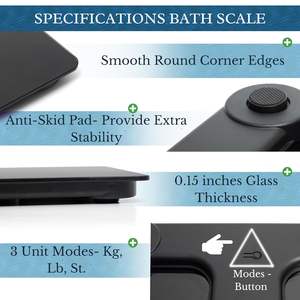 Salle de bain Smart Connect Balance de graisse corporelle Poids électronique Balance domestique Balance corporelle numérique - Product Image 2