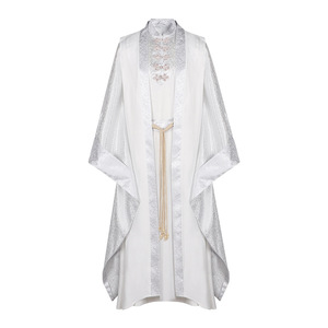 Star's Edge <b>Lord</b> <b>Of</b> <b>The</b> <b>Rings</b> Saruman Cosplay <b>Costume</b> White Wizard Robes Halloween - Product Image 5