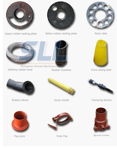 Seeding shotcrete dễ dàng hoạt động máy BƠM BÊ TÔNG 3D Nhà máy in bê tông xây dựng - Product Image 6