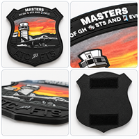 Badge logo personnalisé en PVC 3D imperméable pour vêtements d'extérieur, vestes, chapeaux, sacs, streetwear – Fournisseur OEM