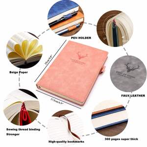 Custom Logo Simple Book Hardcover Printed Leather <b>Diary</b> Planner Premium Quality Notebooks Durable Leather Cover Custom Color - Product Image 2