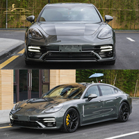 Kit carrosserie complet PINDUN pour Porsche Panamera 971.2, mise à niveau standard vers le style Turbo S, pare-chocs avant et arrière