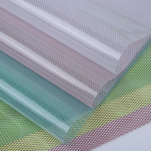 P-006 nhà sản xuất tại chỗ bán buôn trong suốt EVA lưới vải không thấm nước không độc hại lục giác bánh sandwich Net tập tin thư mục Túi - Product Image 4