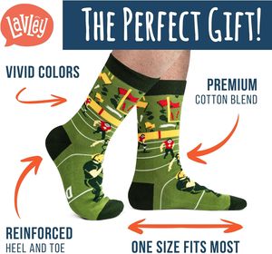 Chaussettes en coton à imprimé football « Ne pas déranger », chaussettes de sport amusantes et respirantes pour le jour du match et les cadeaux - Product Image 4