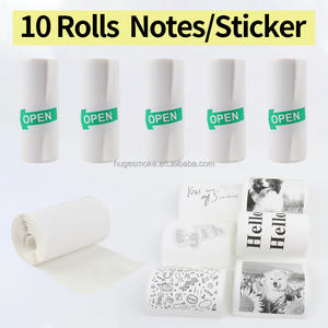 กระดาษพิมพ์ความร้อนขนาดเล็ก ราคาโรงงาน 57*25 มม. กระดาษสติกเกอร์ความร้อนแบบม้วน สีขาว สำหรับเครื่องพิมพ์ความร้อนขนาดเล็ก - Product Image 4