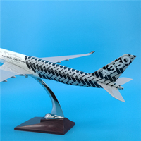 Modèle d'avion A350 à l'échelle 1/140 de 47 cm pour cadeau promotionnel