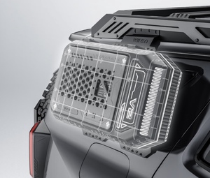 Box Laterale in Lega di Alluminio Impermeabile Antifurto Grande Capacità Accessorio per Modifica Esterna per Tank 500 - Product Image 2