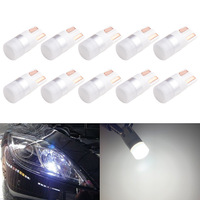 Lámpara LED para Auto W5W T10, Popular, 0.7W, 1SMD, Chip 3030, 10-32V DC/AC, 0.05A, 80LM Reales, Luz Interior LED para Autos