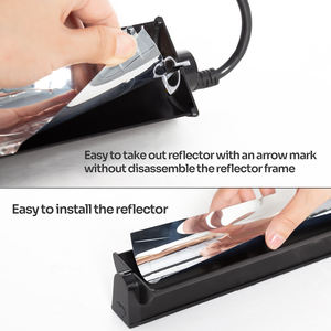 Reptizoo T5 <span class=keywords><strong>Reptile</strong></span> Pet Lamp UVB10.0 crée un environnement d'éclairage climatique du désert confortable pour les reptiles du désert - Product Image 4