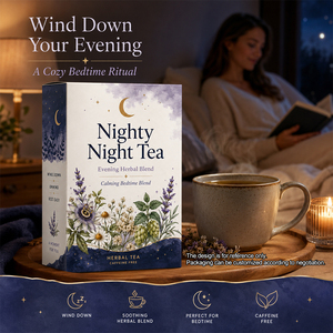 Té de Noche con 6 Hierbas Botánicas |   Sabor Cítrico Dulce con Toque de Menta, Verbena de Limón y Flor de Tilo |   Marca Privada OEM - Product Image 3