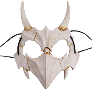 Nicro nuovo arrivo <span class=keywords><strong>Horror</strong></span> tigre dente di lupo osso bianco <span class=keywords><strong>maschera</strong></span> Cosplay di plastica animali mezza faccia maschere da festa in <span class=keywords><strong>maschera</strong></span> di alta qualità - Product Image 5