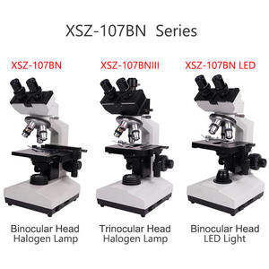 XSZ-107BN de <span class=keywords><strong>microscope</strong></span> binoculaire biologique de laboratoire avec lampe halogène - Product Image 3