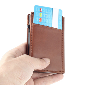 Hotsale Mens <b>Business</b> Fashionable Magsafe Slim Wallet With Rfid Blocking Genuine <b>Leather</b> <b>Card</b> <b>Holder</b> - Product Image 4