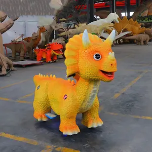 Jingujin New Trend Walking Ride Dinosaur Real Simulation Walking Dinosaur Ride On Toy For Zoo