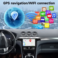 Podofo Stereo Mobil 9-inci 4+64G untuk Ford S Max 2006-2015/Galaxy 2014 Wireless Carplay/Android Auto OEM Pemasok Grosir