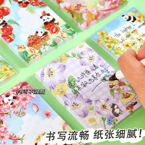 Student Cartoon Memo <b>Pads</b> 50 Sheets Non Adhesive Thick Tearable <b>Paper</b> Cute Design For School Office Use - Product Image 4