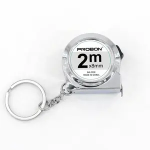 Measuring Tape Keychains 2m/6ft Convenient Mini Keychain Steel Tape Measure Tape Measures
