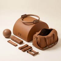 Kit de fitness à domicile FX Premium : Tapis de yoga, haltères en mousse, ensemble de Pilates, Power Ring, barre d'haltères, ensemble d'accessoires personnalisables