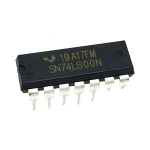 74LS00 SN74LS00N กล่องกริดและอินเวอร์เตอร์ 4 ช่อง 2 อินพุต แบบ NAND บวก DIP14 - Product Image 1