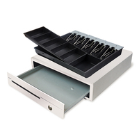 MAKEN CK-410 Cajero electrónico de rodillos clásicos Cajero registrador pesado efectivo Drawe
