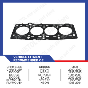 Junta de culata ZANETOL 5096212AA 4667413 4777071 4777072 4777072AB para CHRYSLER <span class=keywords><strong>CIRRUS</strong></span> 2000 para DODGE STRATUS 1995 ~ 2000 - Product Image 5