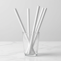 Pailles rétractables colorées en plastique pour fêtes, décorations amusantes pour boissons