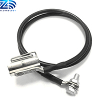 Kit de mise à la terre de câble coaxial 7 / 8 "personnalisé de haute qualité pour câble de Type sangle de serrage en cuivre à ressort télécom