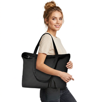Sac fourre-tout en toile personnalisable avec motif de lettres, sac de shopping en coton de haute qualité pour la vente au détail, les cadeaux et l'usage quotidien