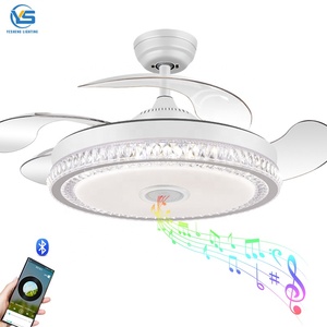 Ventilador de techo 845S 110V 220V 42 pulgadas aspas ocultas con altavoz - Product Image 1