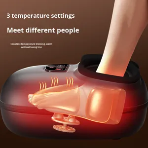 エンロング電動フットマッサージャーHR-ZL01全自動揉みほぐし音楽機能付き足脚経絡ブロック解除療法マシン - Product Image 4