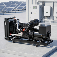 Générateur diesel silencieux de type ouvert, mobile et durable, 50/60 Hz, 80 kW, 130 kW, 160 kW, 200 kW, 250 kW, 260 kW, 350 kW, 440 kVA, avec démarrage électrique