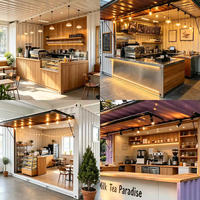 Maison conteneur en acier préfabriquée haut de gamme, respirante, durable, à installation rapide, pour boutique, bureau ou bâtiment moderne – Meilleures ventes