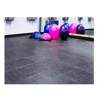 Tapis de sol en caoutchouc pour salle de sport commerciale, antidérapants, amortissants, emboîtables, écologiques, couleur personnalisée, installation facile