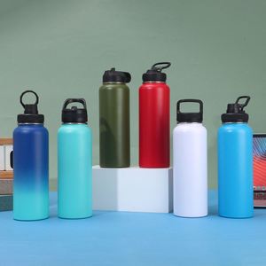 Gobelet isotherme en acier inoxydable à double paroi de 40 oz, sans BPA, personnalisable avec logo, pour boissons chaudes et froides, anti-fuite, bouteille d'eau de voyage - Product Image 6