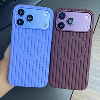 Nouvelle coque de téléphone en TPU tricotée tendance et antichoc de qualité supérieure pour iPhone 18 Pro Promax