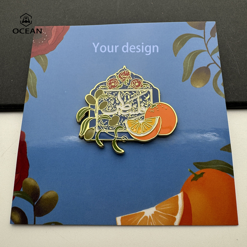 Unique Shape Cheap Badge Pin Professional