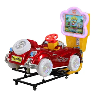 Kids Horse Swing Machine Token Monedas para niños Paseos para niños Pantalla LCD de 19 ''Video Música Niños Juego de arcade Paseos de diversión