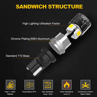 NAO Auto LED-Licht T10 T15 T20 Kfz-Lampe P21W 3157 Focos LED-Innenraum 12V Faros LED Para Auto W5W T10 LED Canbus