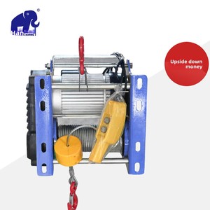 <strong>Small</strong> <strong>Electric</strong> Winch Mini <strong>Hoist</strong> 1t ATV/UTV Use Steel Wire Rope 30m Lifting Height Wireless Remote 220V German-Style - Product Image 3