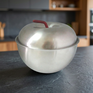 Cubo para Hielo de Acero Inoxidable Ecológico con Diseño de Manzana - Product Image 2