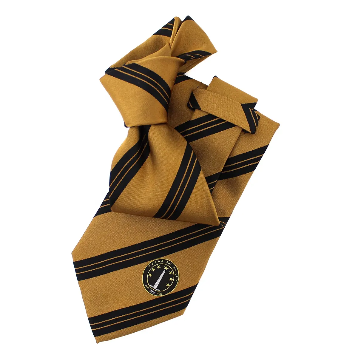 Custom Necktie Maker Create Your Design China Wholesale Exquisite 100% Silk Woven Men Male Striped Handmade Customize Logo Tie