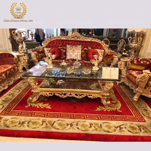Juego de muebles de salón de lujo barroco sofá, silla, <span class=keywords><strong>Mesa</strong></span> <span class=keywords><strong>central</strong></span> - Product Image 1