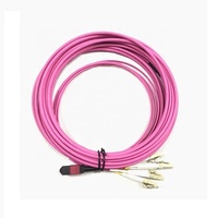 Kabel Patch MPO terlaris 12/24 kabel bagasi serat Core | Jumper MTP kepadatan tinggi harga 3m