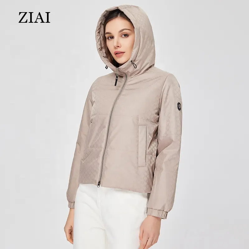 New Fashion Short Women Spring With Scarf Winter Clothes For Women Waterproof Ladies Winter Jackets