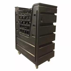 Carrello per Lavanderia in Plastica HDPE Personalizzato OEM/ODM, Rotostampato, Antipolvere, Ermetico, Impermeabile, Marca JINSUMEI - Product Image 4