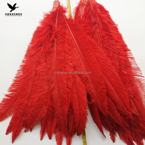 Piume di struzzo Nandu color prugna per decorazioni floreali fai da te, cappelli, fascinatori, accessori per copricapo, artigianato, feste, casa, matrimoni, vasi - Product Image 2