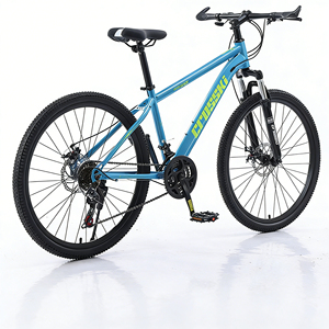 Bicicletta da Montagna in Lega di Alluminio, 21 Velocità, Freni a Disco, Forcella in Acciaio, Pedali Standard, Bici per Sport all'Aperto, per Adulti e Giovani - Product Image 3