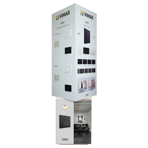 Stand d'exposition Vimar Linea 60x80x215 cm pour salle d'exposition - Product Image 1