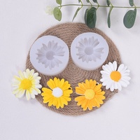 Stampi in Silicone per Candele con Design 3D a Margherita, Ecologici, Non Tossici, Riutilizzabili, per Resina, Cera, Sapone, Argilla, Cioccolato, Lavabili in Lavastoviglie