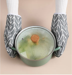 Ensemble de maniques de cuisine, protège-plats, gants de cuisinière, anti-chaleur, résistants à la chaleur, pour prendre les plats chauds, cuisiner, faire la pâtisserie - Product Image 4